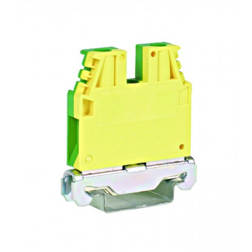 Földelő kapocs 6mm² típus TEC.6, zöld/sárga
