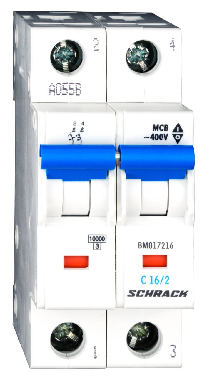 BM017216 Kismegszakító 2P C 16A 10kA