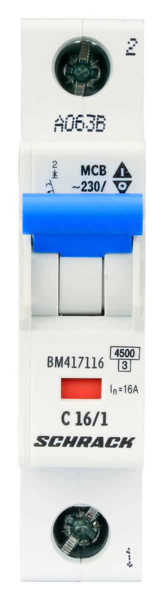 BM417116 kismegszakító 1P C 16A 4,5kA
