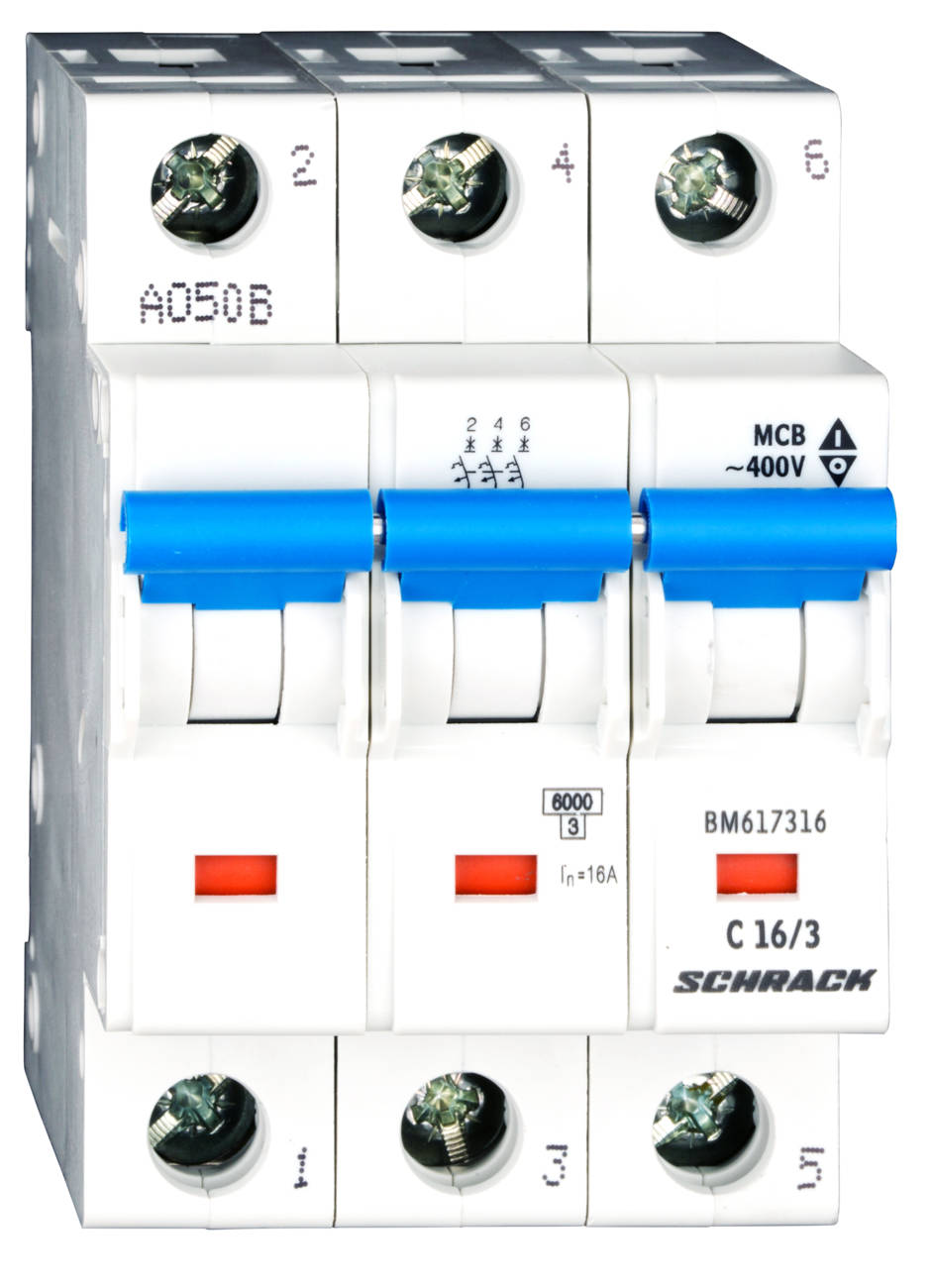 BM617316 Kismegszakító 3P C 16A 6kA