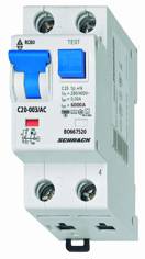 BOLF6 C 20/1N/003 LS-FI vezetékvédő 1+N C 20A 30mA 6kA AC kivitel, BO667520--
