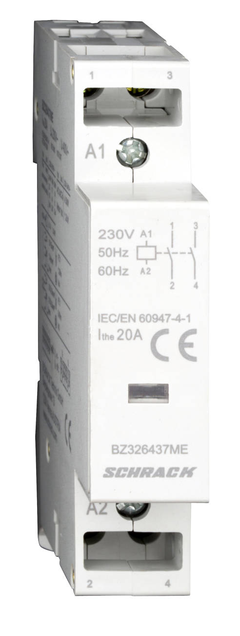 AMPARO Sorbaépíthető mágneskapcsoló 20A, 2z, 230V AC 1KE