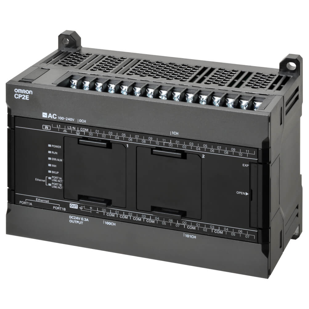 CP2E-N40DT1-D kompakt PLC 24DI/16DO PNP 2x Ethernet port