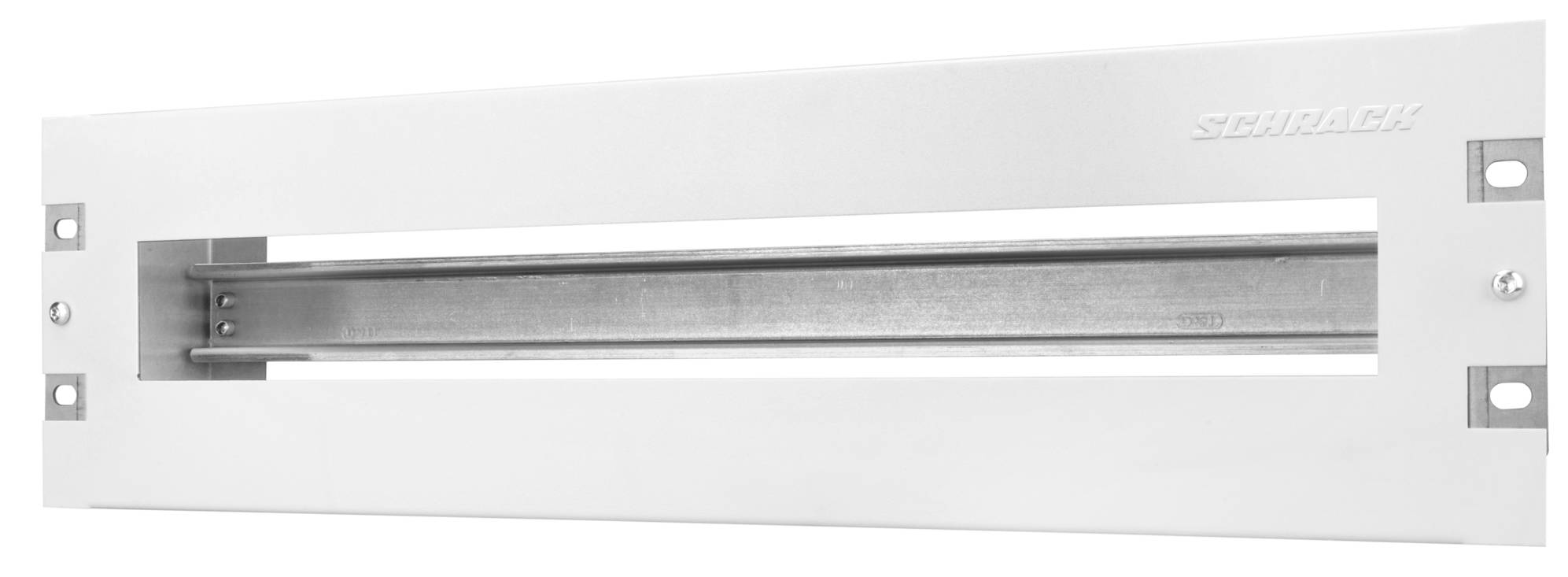 19" panel sorbaépíthető készülékhez+TS35 sín 22KE 3U RAL7035