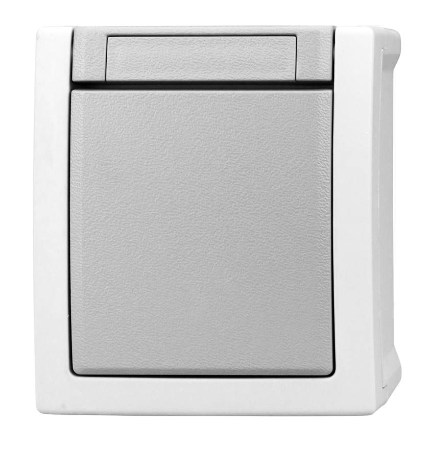 VISIO IP54 Falon kívüli 1P kapcsoló, rugós 16A , EV210001--