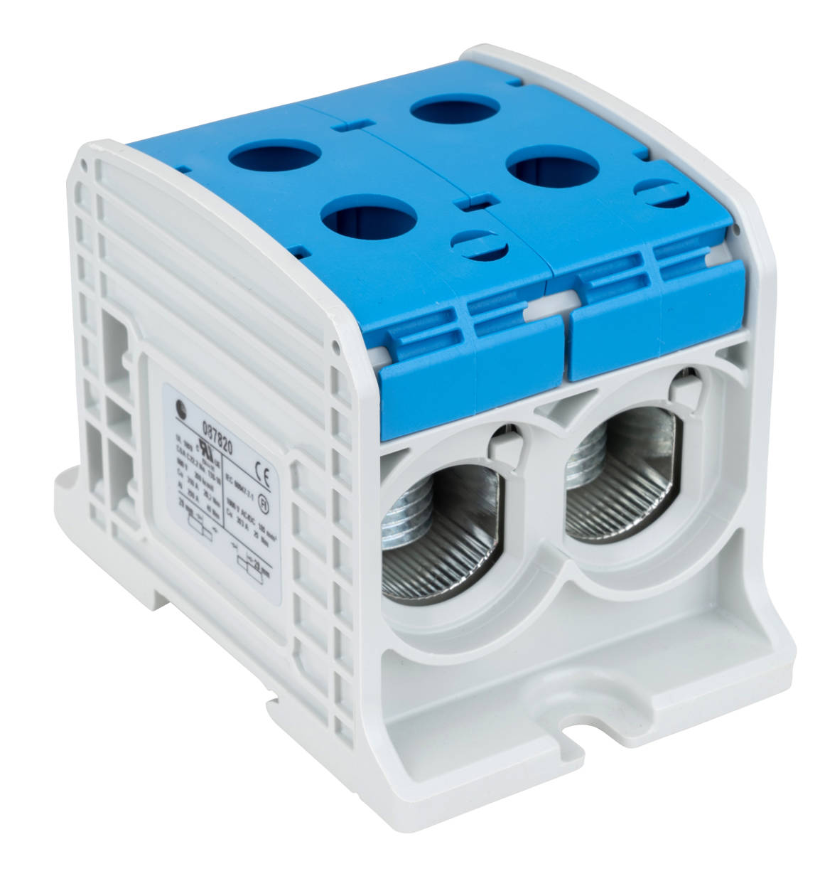 KE68.2 univerzális összekötő 2P Kék Al/Cu 35-185mm2 max.310A /IKA21526/