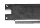 Modul 2000 Szerelőlap, 2 mérőhely széles, 70mm magas,