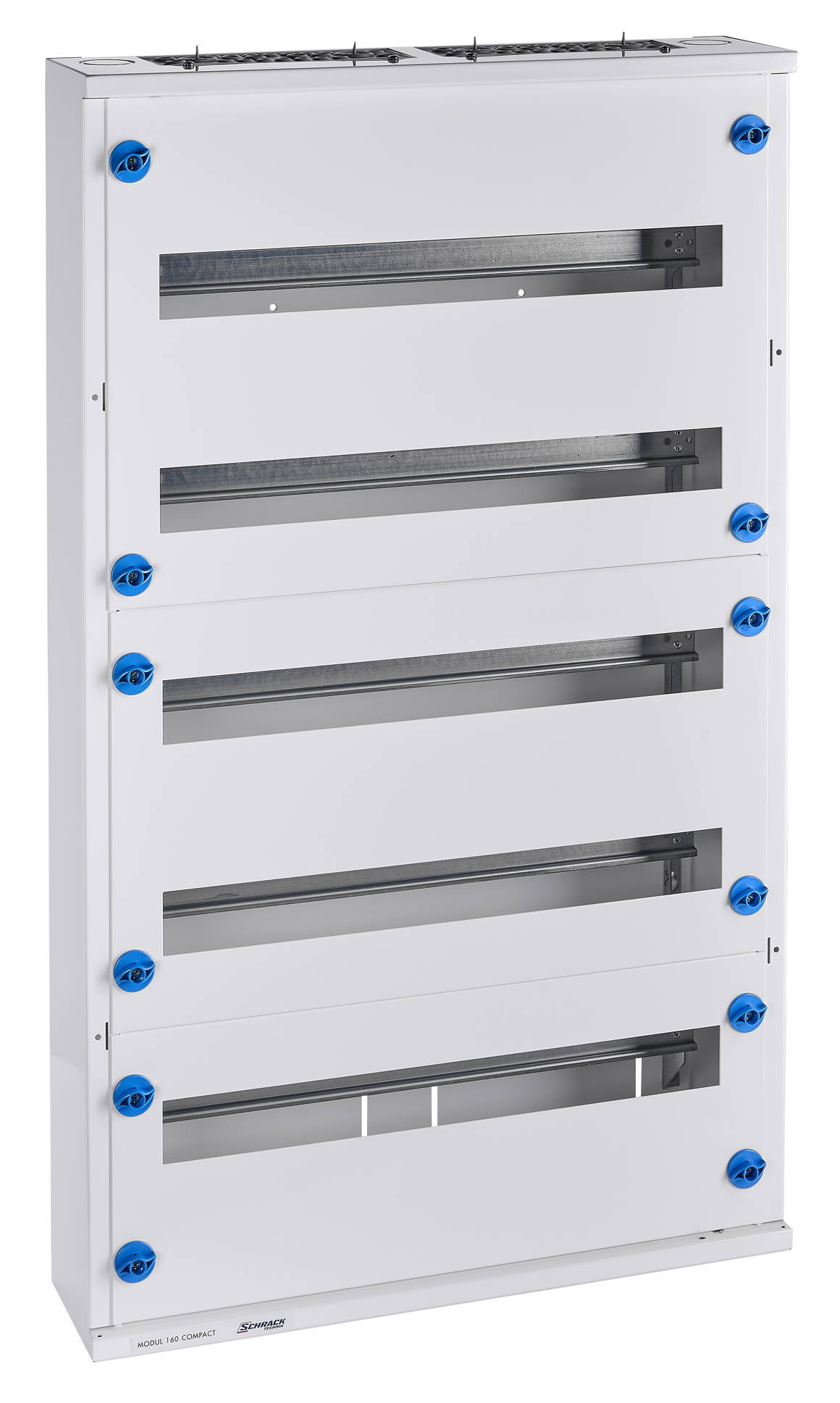 Modul160 falon kívüli maszkos elosztó 5x24KE, IP30, RAL9016