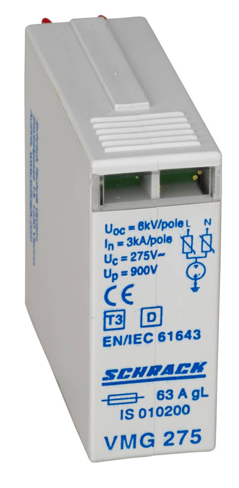 Túlfesz. levezető betét Vartec TIII (D) VMG 275V/3kA