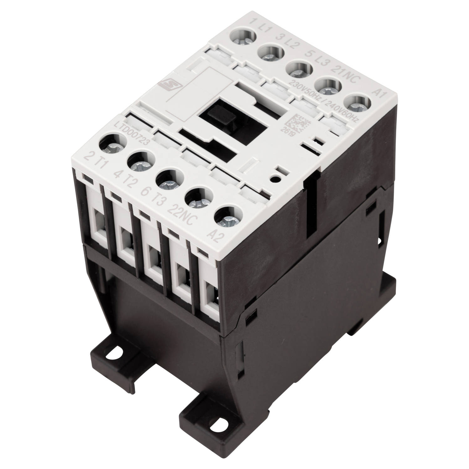 ALEA II LT Mágneskapcsoló 3kW 3p.+1NO 24VAC, 400V/7A AC3, 22A/AC1, S0