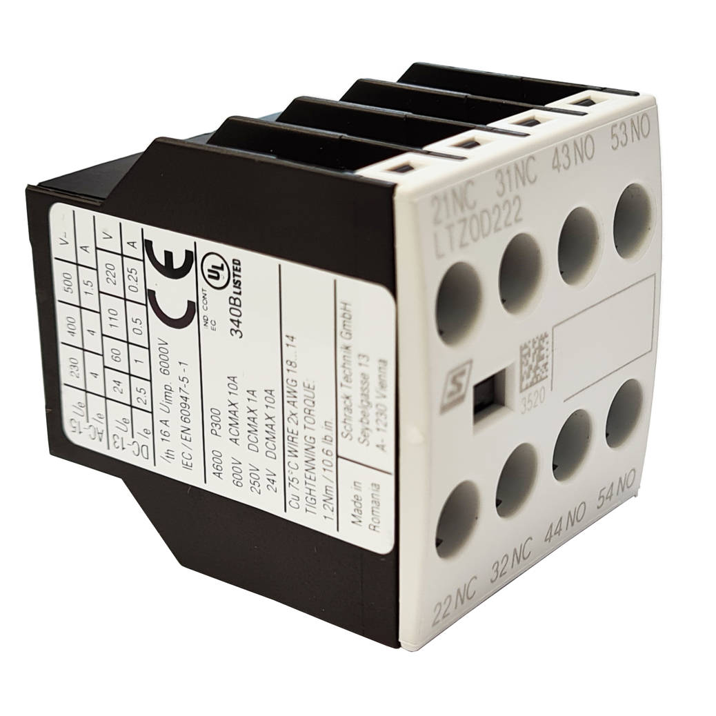 ALEA II LT Segédérintkező, S0-S1 2z+2ny, 6A 230V AC15