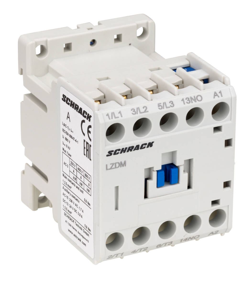 Mágneskapcsoló 3p, CUBICO Mini, 4kW, 9A, 1z, 230VAC