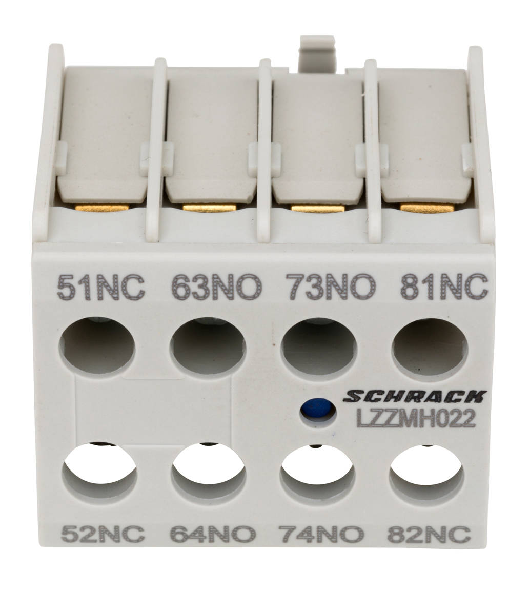 Mágneskapcsoló homlokoldali segédérintkező CUBICO Mini-re, 2z, 2ny
