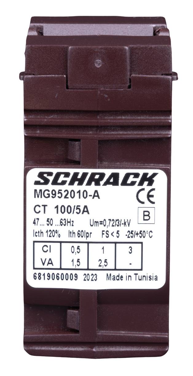MG952010-A Felfűzhető áramváltó kábelhez, o.p.:0,5 D=21mm, 100/5A