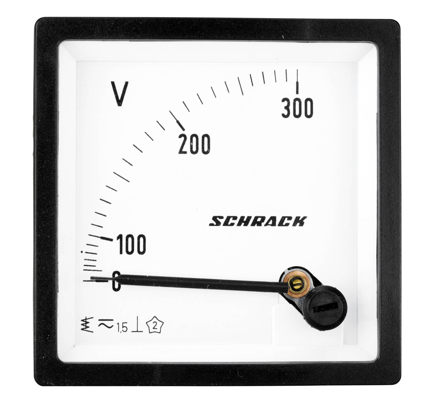 Voltmérő előlapra 72x72mm, AC, 0...300V