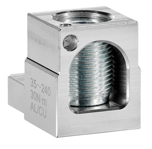 MX2 tunnelkapocs, 1x 35-240mm2, vezérlőáramköri csatlakozóval