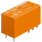 RT printrelé, 1v, tek. 24VDC, 16A, AgNi 90/10, pin 5mm