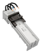Sínadapter, EEC 32A, 6mm2 vezetékkel, 54x200mm, 1xTS35 sín