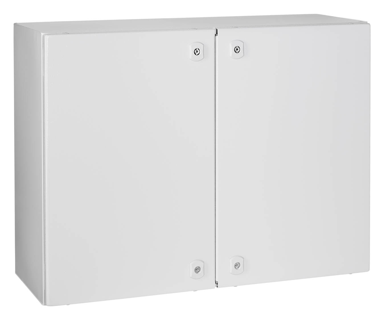 WSA 600x800x600mm fém fali szekrény szerelőlappal, 2 ajtós, IP54 RAL7035