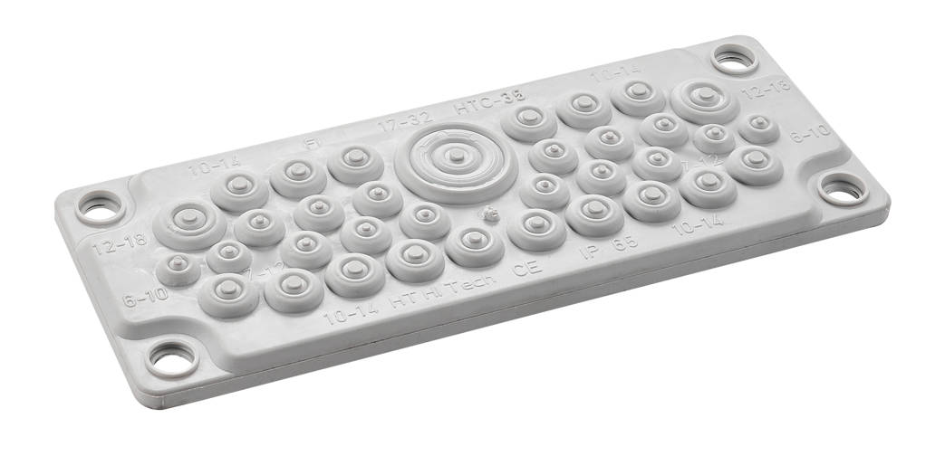 WSTBT2135G Műanyag kábelbevezető, WSTVBF-hez, 35 bevezető, IP65