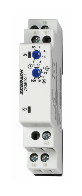 Meghúzás késleltetett (E) időrelé 24-240V AC/DC, 1v, 8A, 1KE