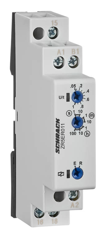 Meghúzás/ejtés késleltetett időrelé 24-240VAC/DC,1v, 8A,1KE